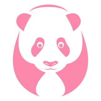 Big Panda Decal (Pink)